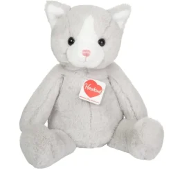 Trixie Gray and White Plush Kitty Cat Eco-friendly Teddy Hermann