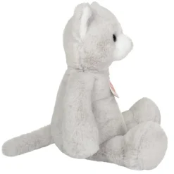 Trixie Gray and White Plush Kitty Cat Eco-friendly Teddy Hermann