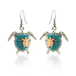 Turtle Earrings Stainless Steel