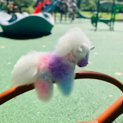 Unicorn Handmade in Peru Alpaca Fur Toy