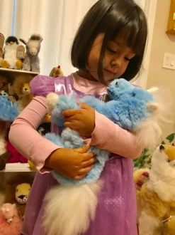 Unicorn Handmade in Peru Alpaca Fur Toy