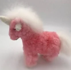 Unicorn Handmade in Peru Alpaca Fur Toy