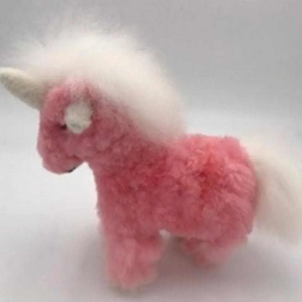 Unicorn Handmade in Peru Alpaca Fur Toy