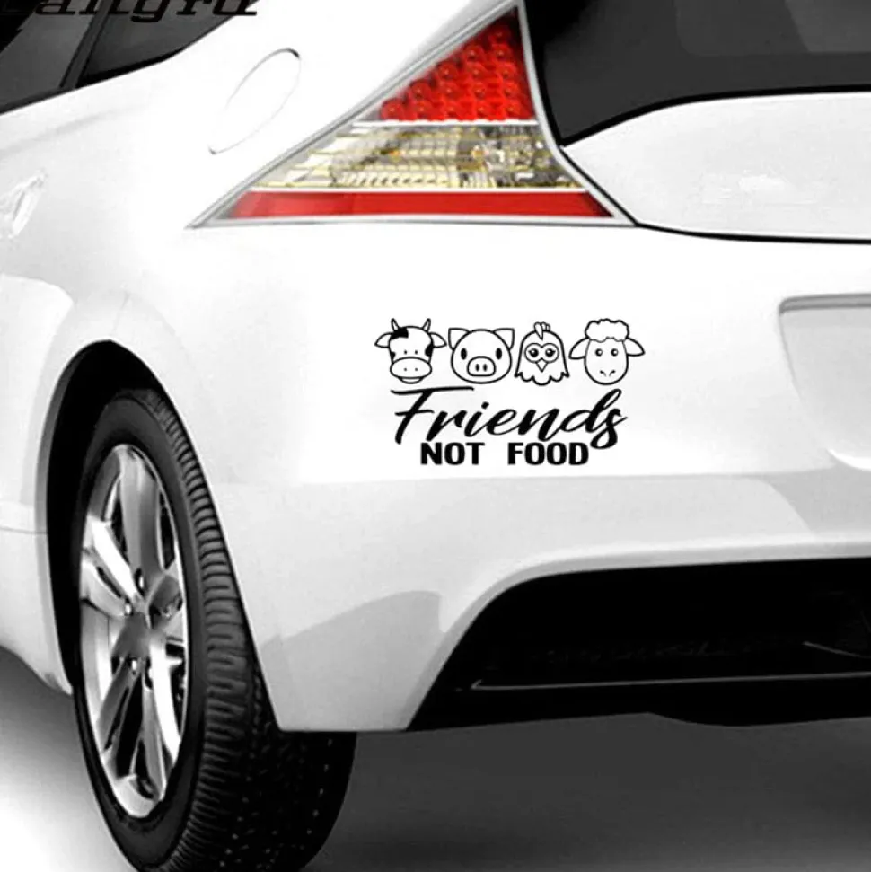 Vegan Vinyl Stickers for Your Car or WHEREVER! Spread KINDNESS!