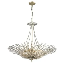 Viva 8-Lght Chandelier W/Openwork Cystl Spear Dffsr