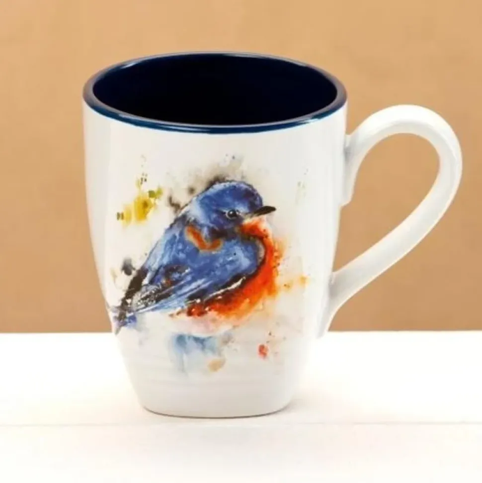 Watercolor Bird Mugs by Artist Dean Crouser -High Quality, Beautiful! *