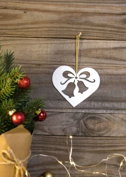 Wedding Bells Metal Art Ornament Made in the USA *