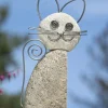 Whiskered River Stone Cat