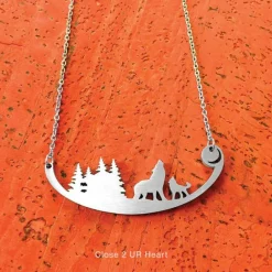 Wild Animal Necklaces Stainless Steel MADE IN THE USA*
