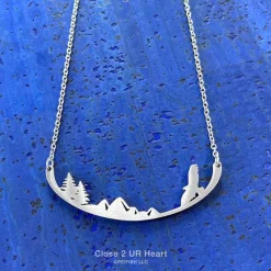 Wild Bird Necklaces Stainless Steel Bar Pendant Made in the USA