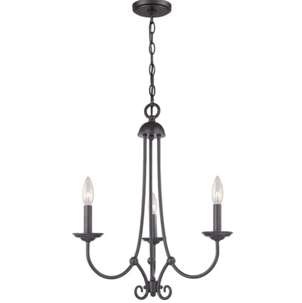 Williamsport 3-Lght Chandelier Oil Rubbed Bz