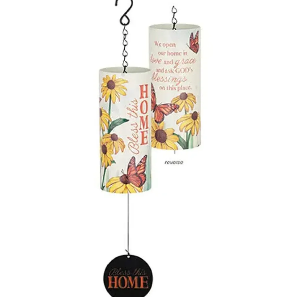 Windbells, Floral Memorial & Butterfly Home Blessing