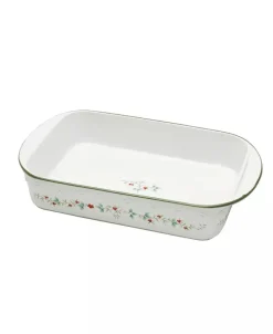 Winterberry Rectangular Baker Stoneware Dishwasher and microwave safe Imported