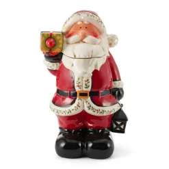 Winterberry Santa 20In GIANT Cookie Jar Pfaltzgraff