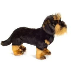 Wirehaired Dachshund Life Like Cute Plush Stuffed Dog by Teddy Hermann