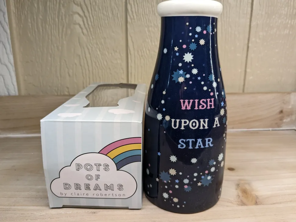 Wish Upon A Star Pocket Pennies Jar for Children