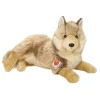 Wolf or Coyote Large Size Lying Down Plush by Teddy Hermann