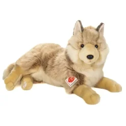 Wolf or Coyote Large Size Lying Down Plush by Teddy Hermann