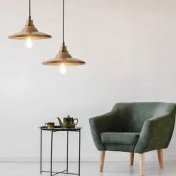 Wood and Metal Pendant