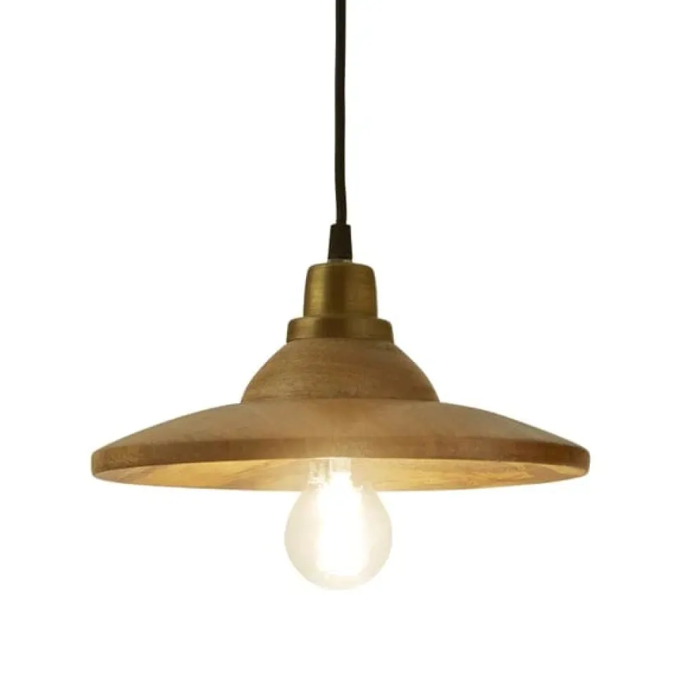 Wood and Metal Pendant