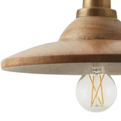 Wood and Metal Pendant