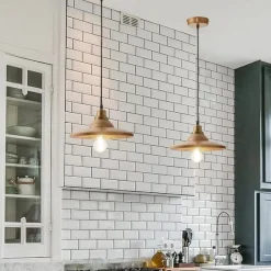 Wood and Metal Pendant