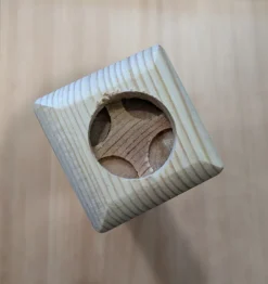 Wooden Train Whistle with Rooterville Logo