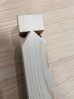 Wooden Train Whistle with Rooterville Logo