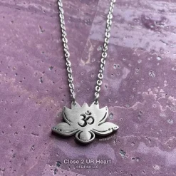 Yoga Namaste and OM Necklace